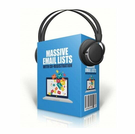 Massive Email Lists with Co Registration – Audio Course with Resell Rights