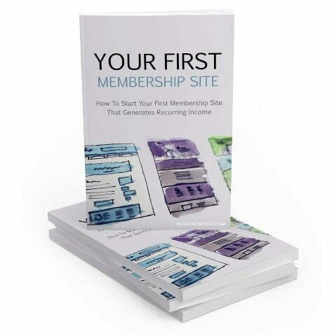 Your First Membership Site – eBook with Resell Rights
