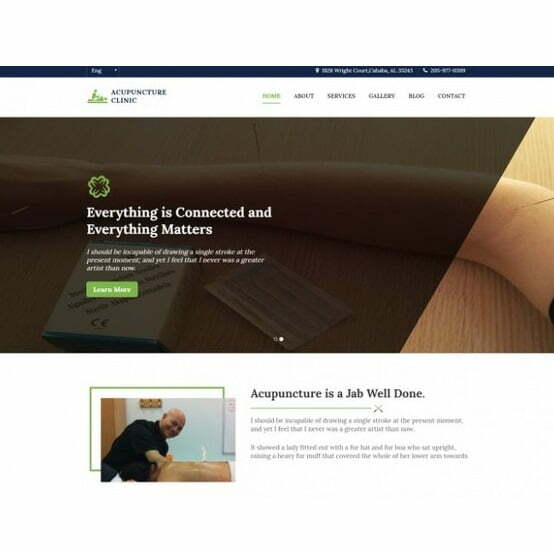 Acupuncture – HTML Template