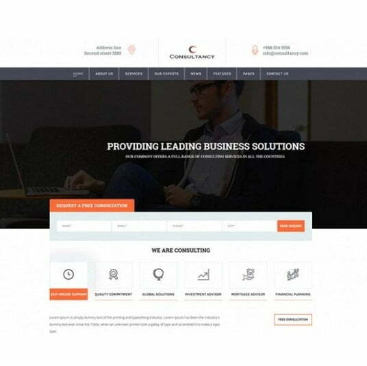 Consultancy Services – HTML Template