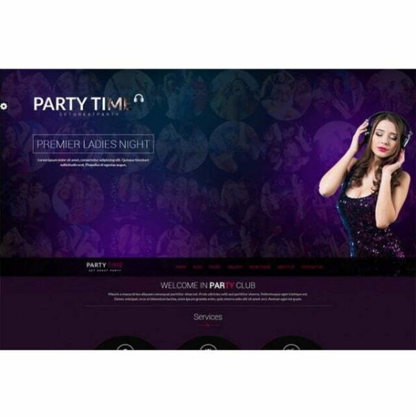 Party Time – HTML Template